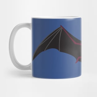 Halloween Red Big Bat Mug